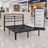 Station de charge LED de haute qualité pour tête de lit, projecteur d'ambiance silencieux et robuste à sept étoiles, cadre en fer pour lit double