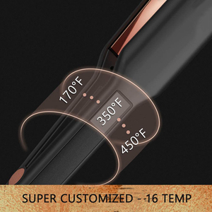 <span class=keywords><strong>Lisseur</strong></span> de <span class=keywords><strong>cheveux</strong></span> professionnel 3D LCD en titane PTC flottant 1,75'' avec panneau tactile avancé, chauffage rapide et <span class=keywords><strong>protection</strong></span> contre la surchauffe - Product Image 4