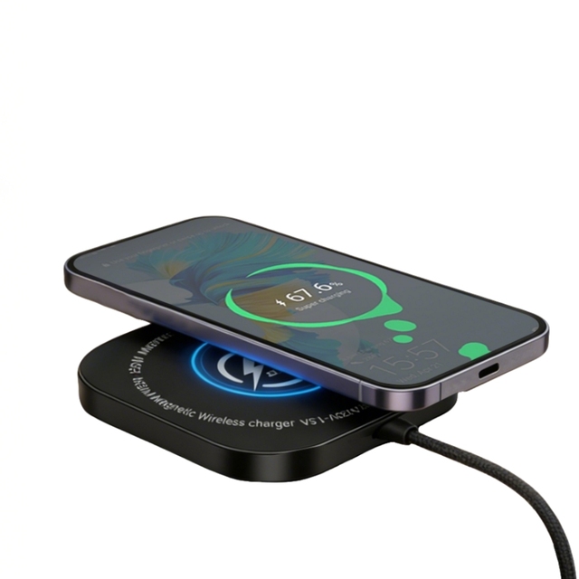 25W Magnetic Wireless Charger Stand Fast Charging Pad Desktop Wireless Charger