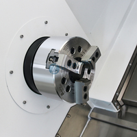 Tour à métaux CNC à lit incliné Smart TCK63, état neuf, machine de fraisage horizontale, moteur 220V, prix compétitif, centre de tournage à lit incliné