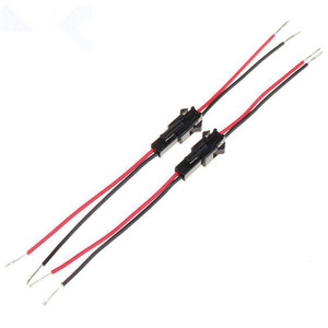 SM2.5 erkek dişi terminal tel 2 3 4 5pin LED ışık elektronik kablo - Product Image 3