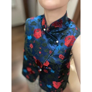 Dai Chun Ming Premium Quality Handcrafted Artificial Textile Velvet Vest Folk Art Holiday Decoration Intangible Cultural