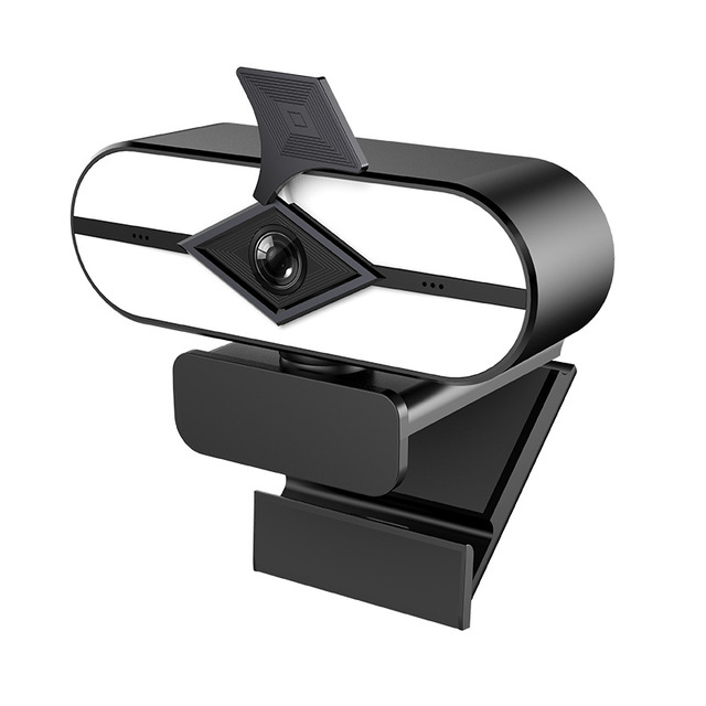 Webcam Beauty-enhancing Live Streaming Camera, Usb Desktop Pc and Laptop Microphone, Network Live Streaming Fill Light Camera