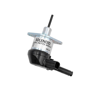 Válvula Solenoide 1G772-60012 12VDC Interruptor de Apagado del Motor para Piezas de Excavadora - Product Image 1