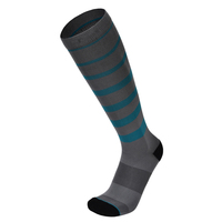 Chaussettes de sport de compression montantes personnalisées pour le printemps, antibactériennes, anti-humidité, protectrices, en Spandex/Nylon, OEM