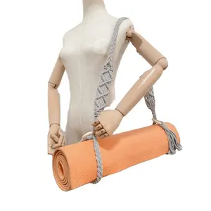 Macrame Yoga Mang Theo Dây Đeo Dày Dây Làm Bằng Tay Yoga Kháng Ban Nhạc Tập Thể Dục Yoga Vành Đai Dây Đeo