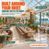 J2S Factory Solutions Metal Frame Tub Stoelen Rechthoekige Marmeren Oppervlakte Restaurantmeubilair Tafel Stoel Set Modern Hotel Design