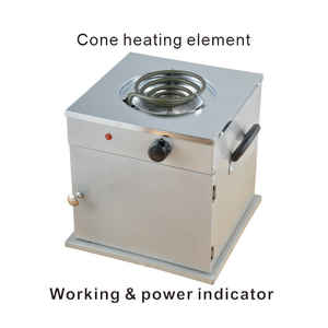 埃塞俄比亚哈贝沙咖啡仪式用便携式Medeja Fernelo Jebena单燃烧器电炉，带储物柜 - Product Image 3