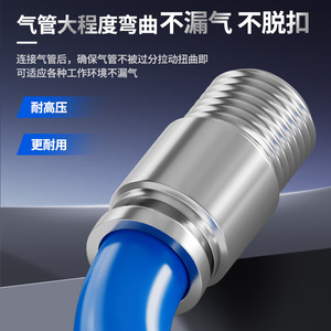 Apocalypse Pneumatic Quick Coupler M5 Brass Internal Hexagon Straight Through Fitting - Product Image 4