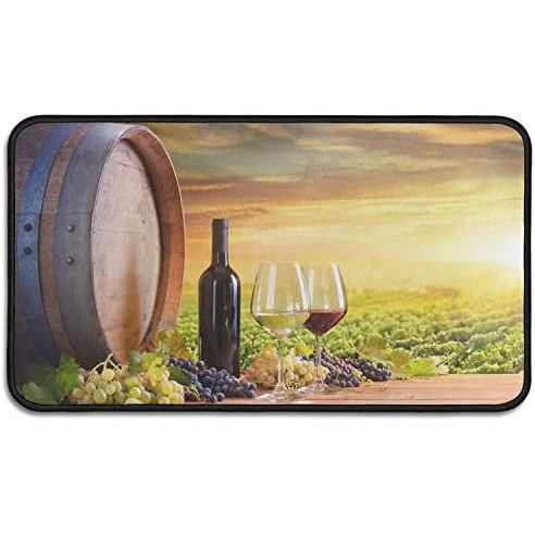 Tapis de cuisine vin