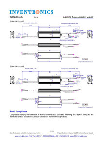 Inventronics 250W Dali Cung Cấp Điện Lập Trình Dimmable 24V 240W LED Dali Điều Khiển Dimmer - Product Image 4