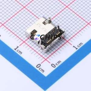TYPEC-324DBW-ECP24A <b>USB</b> <b>Connector</b> SMD <b>Connector</b> ( <b>Connector</b> Type: Type-C )( Protocol Standard: <b>USB</b> 3.1 )( Gender: Female ) - Product Image 2