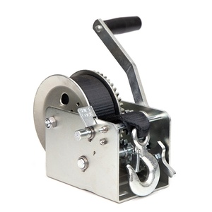 Treuil <span class=keywords><strong>manuel</strong></span> à manivelle pour tirer une petite grue de levage avec câble en acier - Product Image 4