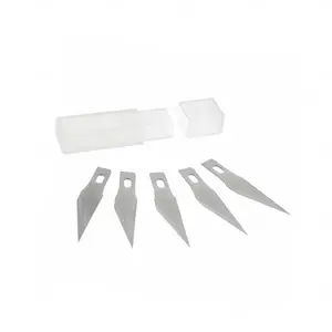 Faca retrátil de precisão de corte, lâminas de faca artesanal de substituição segura com estojo de armazenamento