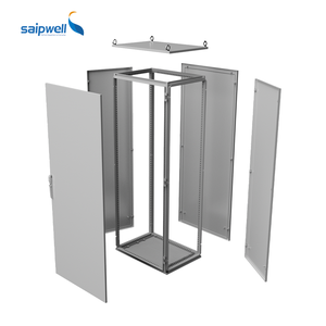 Gabinete de Control Eléctrico de Bajo Voltaje Saipwell IP54 de Acero Laminado en Frío y Acero Inoxidable, Caja de Distribución - Product Image 1
