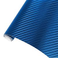 Rollo de Vinilo Adhesivo 3D de Fibra de Carbono de Lujo para Logotipos/Insignias, Autoadhesivo, 6mil de Grosor, Colorido, Resistente a Arañazos, Duradero, 3 Años