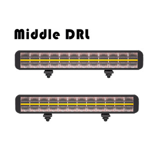 Barre lumineuse <span class=keywords><strong>LED</strong></span> double rangée NSSC LCB-S 20/40 pouces avec double DRL (ambre et blanc) |   24V haute performance pour camions Scania <span class=keywords><strong>Volvo</strong></span> DAF - Product Image 3