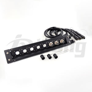 Кабельная распределительная панель (патч-панель) для трансляционных камер SMPTE 311M 3K93C, <span class=keywords><strong>2</strong></span> оптоволоконных и <span class=keywords><strong>2</strong></span> силовых кабеля, 2U, 19 дюймов, для монтажа в стойку - Product Image 1