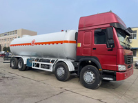Camion citerne GPL Sinotruk HOWO 8x4 35CBM avec distributeur et débitmètre, norme Euro 4, 251-350 ch