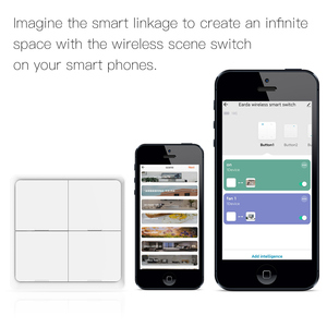 Moes 4 gang tuya ZigBee không dây 12 cảnh chuyển đổi push button điều khiển pin Powered nhà thông minh tự động hóa kịch bản chuyển đổi - Product Image 6