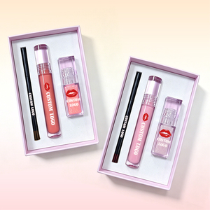 Brillo Labial Transparente <span class=keywords><strong>de</strong></span> Marca Privada, Vegano, con Brillo y Cambio <span class=keywords><strong>de</strong></span> Color, <span class=keywords><strong>Aceite</strong></span> Labial con Delineador <span class=keywords><strong>de</strong></span> <span class=keywords><strong>Labios</strong></span> Cremoso Mate Natural, Kit <span class=keywords><strong>de</strong></span> Lápiz Labial - Product Image 4