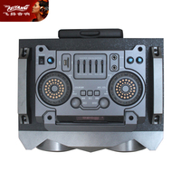 Mélangeur disco stéréo WOOFER double 10 pouces salon jb PA bois bt OUTDOOR PRO PORTABLE rétro bar club haut-parleur système audio