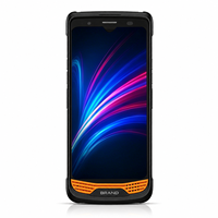 Terminal portable Android 16, scanner de codes-barres PDA, ordinateur mobile Qualcomm SM6225 8 cœurs 2,4 GHz, écran 5,5 pouces pour le suivi des actifs