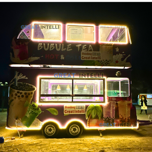 Bus à deux étages, café, food truck, kiosque alimentaire, camionnette, camion à glaces, bar à jus mobile, food truck - Product Image 6