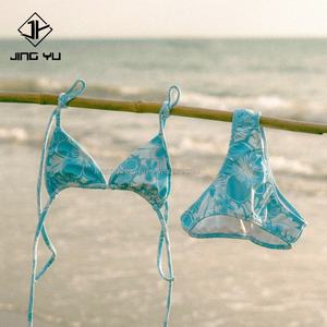 Maillots de bain personnalisés Fabrication de maillots de bain Tissu à imprimé hawaïen Maillot de bain pour femmes Ensemble de bikini de haute qualité - Product Image 5