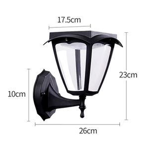 Lámpara Solar LED para Decoración de Jardín, Lámpara de Pared Exterior con Panel Solar, Resistente al Agua, Lámparas Solares de Pared, Focos Solares - Product Image 3