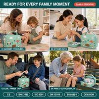 Trousse de premiers secours familiale personnalisée OEM ODM avec logo, pour enfants, motif mignon, sac médical étanche, certifiée CE ISO 13485 DIN 13164, vente en gros