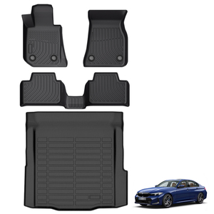 Tapis de sol de voiture sur mesure de luxe imperméable en gros, ensemble complet de tapis pour BMW Série 3 G20 berline 2019-2025 - Product Image 2