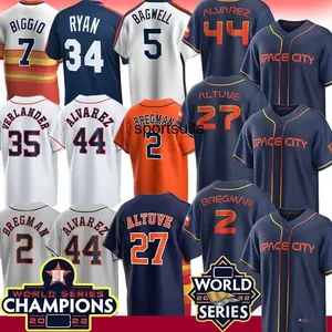 2023 Houston Space City Connect Astros Baseball Jersey josè Altuve Yordan alives Alex Bregman george Tucker aggio Biggio