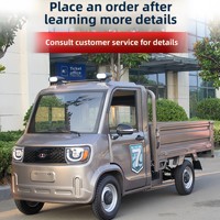 Nouveau modèle de camionnette électrique robuste 4x2 à quatre roues, capacité de 1 à 10 tonnes, norme d'émission Euro 1, fourgonnette compacte à simple cabine, livraison express