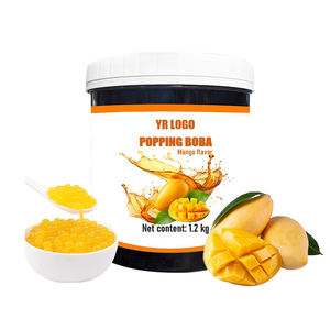 Perles de tapioca de mangue premium pour bubble tea, avec sucre en sachet - Prix de gros d'usine - Product Image 5