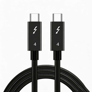 Cable Coaxial Thunderbolt 4 USB4 Tipo-C Macho a Macho, 40 Gbps de Datos, Video 8K a 60 Hz, Carga Rápida PD de 240 W - Product Image 1
