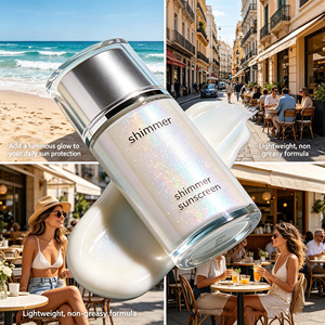 Protector Solar Shimmer, Protector Solar Hidratante de Amplio Espectro SPF 50 para Viajes al Aire Libre, Protección Solar Diaria - Product Image 4