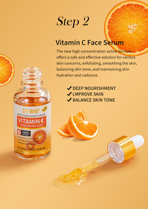 ผลิตภัณฑ์ดูแลผิววิตามินซี ซีรีส์ต่อต้านอนุมูลอิสระ ฟื้นฟูผิวหน้า ปรับสีผิวให้กระจ่างใส ครีมบำรุงผิว VC สำหรับการค้าต่างประเทศ - Product Image 2