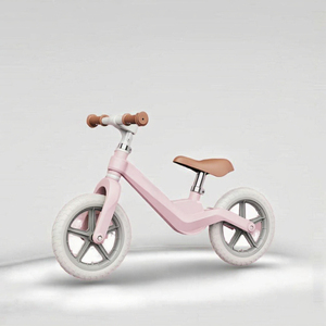 Bicicleta de Equilíbrio Infantil <span class=keywords><strong>Mini</strong></span> Leve de 2kg e 12 Polegadas com Freio e Rodas de Plástico, Selim Ajustável e Quadro de Fibra de Carbono - Product Image 3