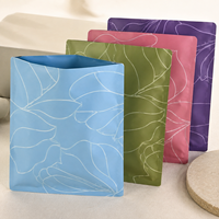 Sacs opaque personnalisés imprimés, pochettes à trois soudures latérales pour assortiments de fournitures artisanales, impression de logo à motif rétro