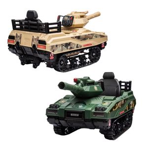 דגם חדש דגם כונן לרכב דו-כונן צעצוע <span class=keywords><strong>12v</strong></span> 24v מופעל מכונית מיכל אש ילדים עם פגזים עשוי פלסטיק עמיד - Product Image 1