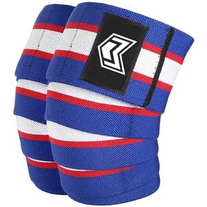 Super Grande Élasticité Coton Vente en gros Powerflifting Robuste Force Genouillère Logo Personnalisé Haltérophilie Poignet Fitness - Product Image 1