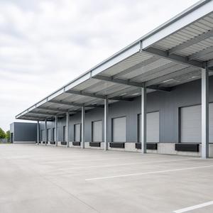 Bâtiment préfabriqué en structure acier SUNRISE, conception facile à assembler, entrepôt, stockage, prix usine, kits de construction métalliques - Product Image 1