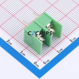 KF7.62-2P(green) Barrier Terminal Block Through hole Component (THT),P=7.62mm Connector - Product Image 1