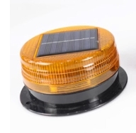 Luz de Advertencia Magnética LED de Energía Solar, Luz Estroboscópica de Emergencia Ámbar, Roja y Blanca, Señal de Seguridad Vial para Vehículos, Lámpara Intermitente de 12v 24v