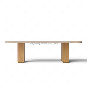 Felly stile minimalista contemporaneo semplice sala da pranzo mobili in legno massiccio Teak tavolo da pranzo e sedia Set - Product Image 5