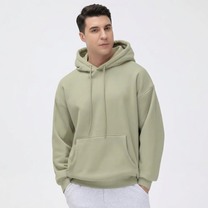 Sudadera con Capucha para Hombre, 100% Algodón, Gruesa, para Invierno, con Logotipo Personalizado, Ajustable y Lisa, Producto Popular en Venta - Product Image 1