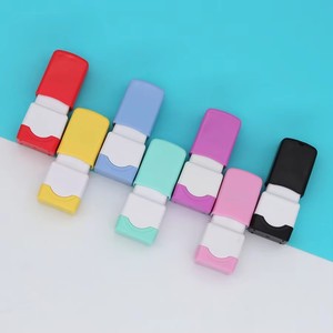 Mini Sello Rectangular Preentintado de Bolsillo, Sello Autoentintable de Plástico Ligero de 12g <span class=keywords><strong>para</strong></span> Uso Promocional en Oficinas y Negocios - Product Image 2