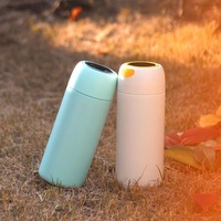 Cadeau tendance 2024 : Tasse à café réutilisable en acier inoxydable, gourde intelligente avec affichage de l'eau, thermos isotherme et chauffe-mains