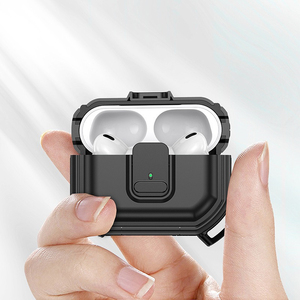 Étui de la série couleur unie pour <span class=keywords><strong>AirPods</strong></span> <span class=keywords><strong>Pro</strong></span> <span class=keywords><strong>2</strong></span> 1/<span class=keywords><strong>2</strong></span> 3 4 sans fil pour écouteurs Bluetooth bouton de verrouillage des prix accessoire de couverture de casque - Product Image 4